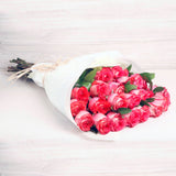 Ramo de Rosas Bicolor – Único e Irrepetible en Rosas Ecuatorianas