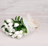 Ramo de Tulipanes Blancos – Pureza y Elegancia para Cada Ocasión